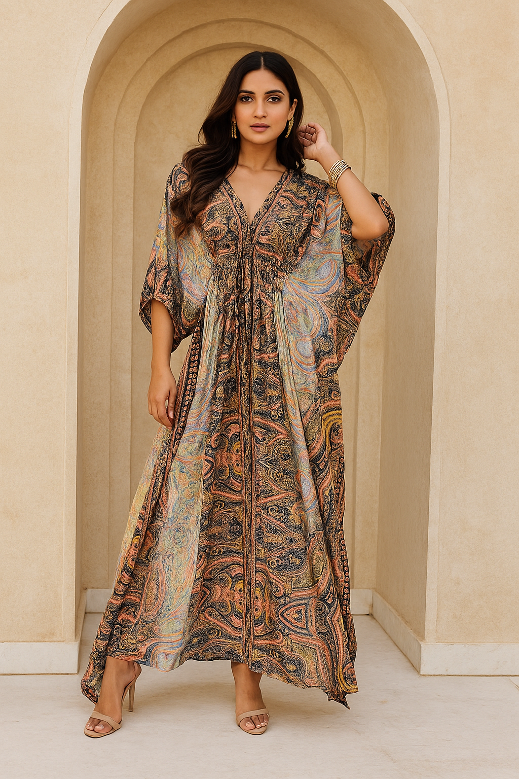 Noor-E-Bahar Flow Gown