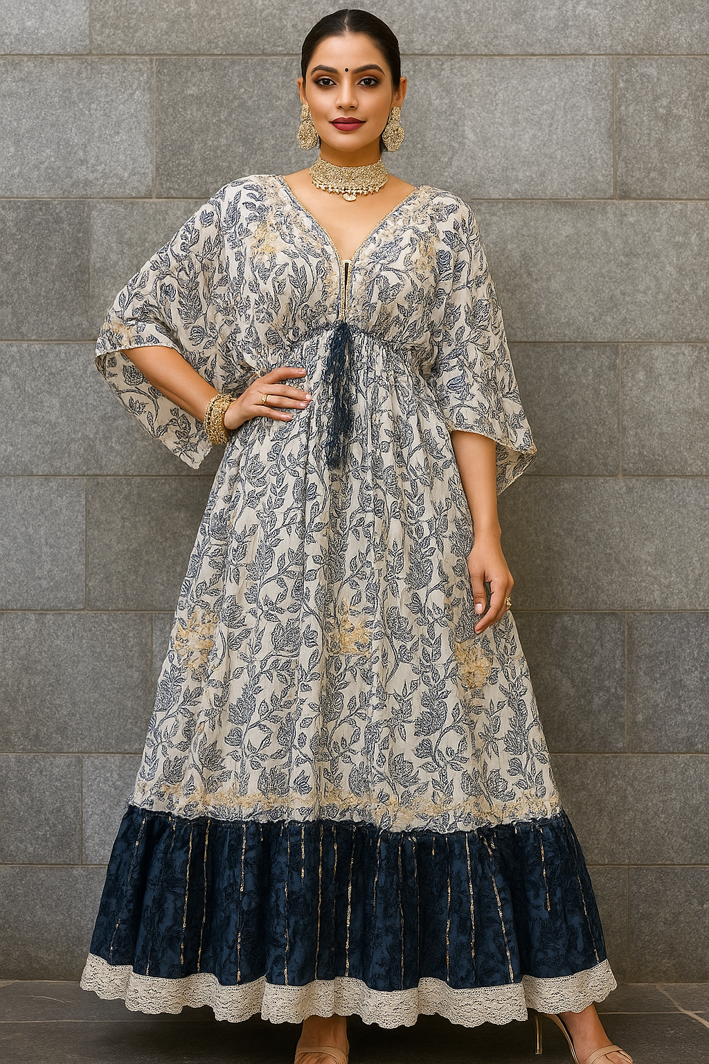 Midnight Blossom Dress