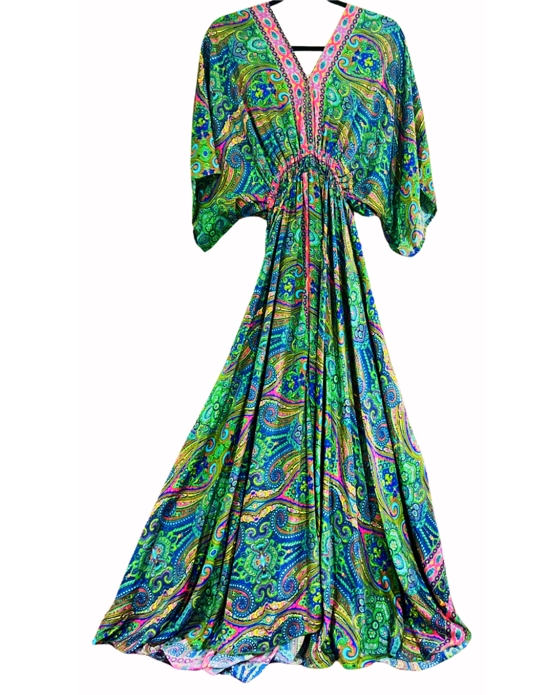 Tropical Bloom Kaftan Gown