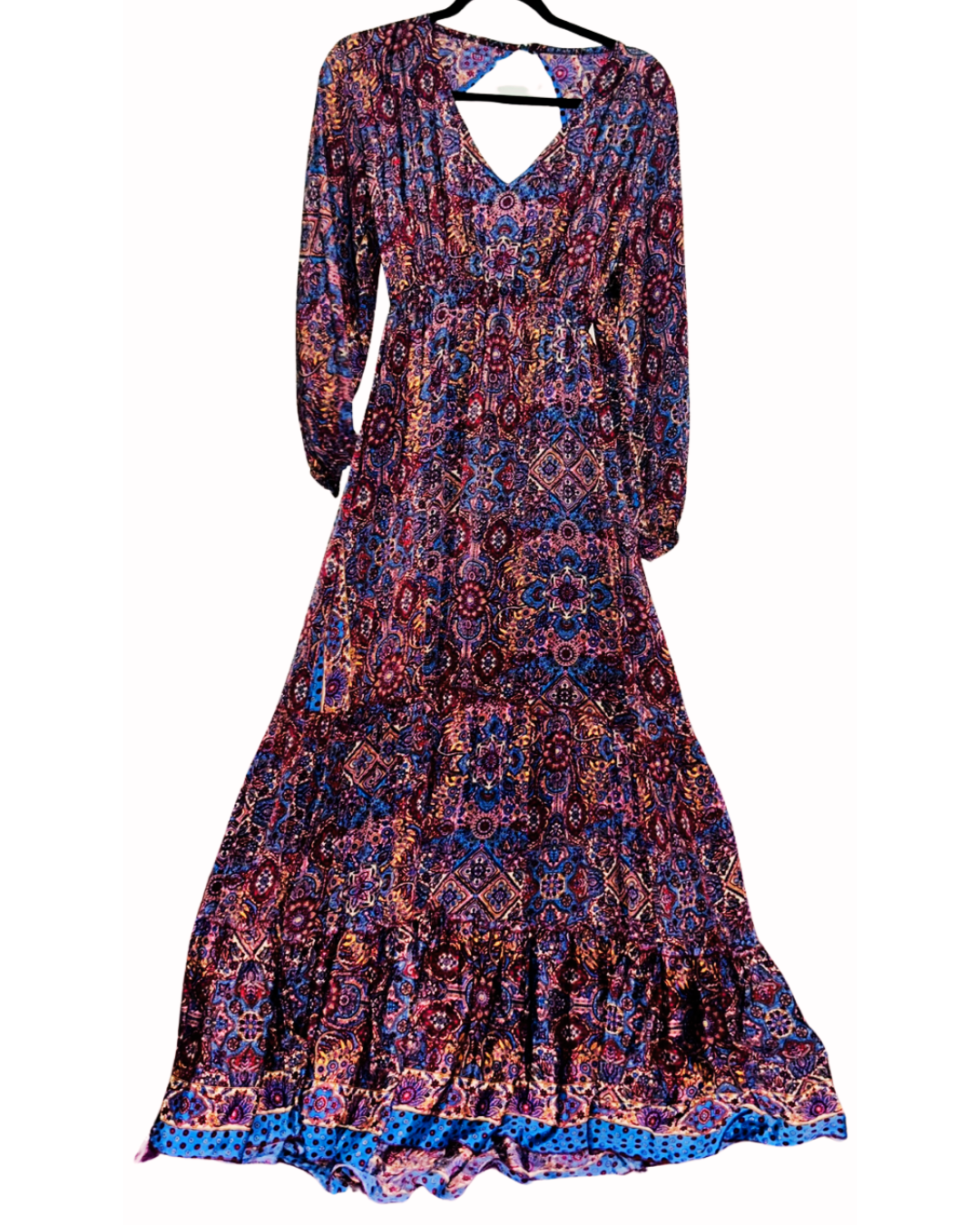 Midnight Mosaic Backless Gown