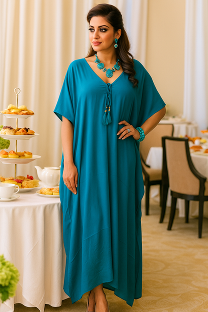 Sapphire Glow Kaftan