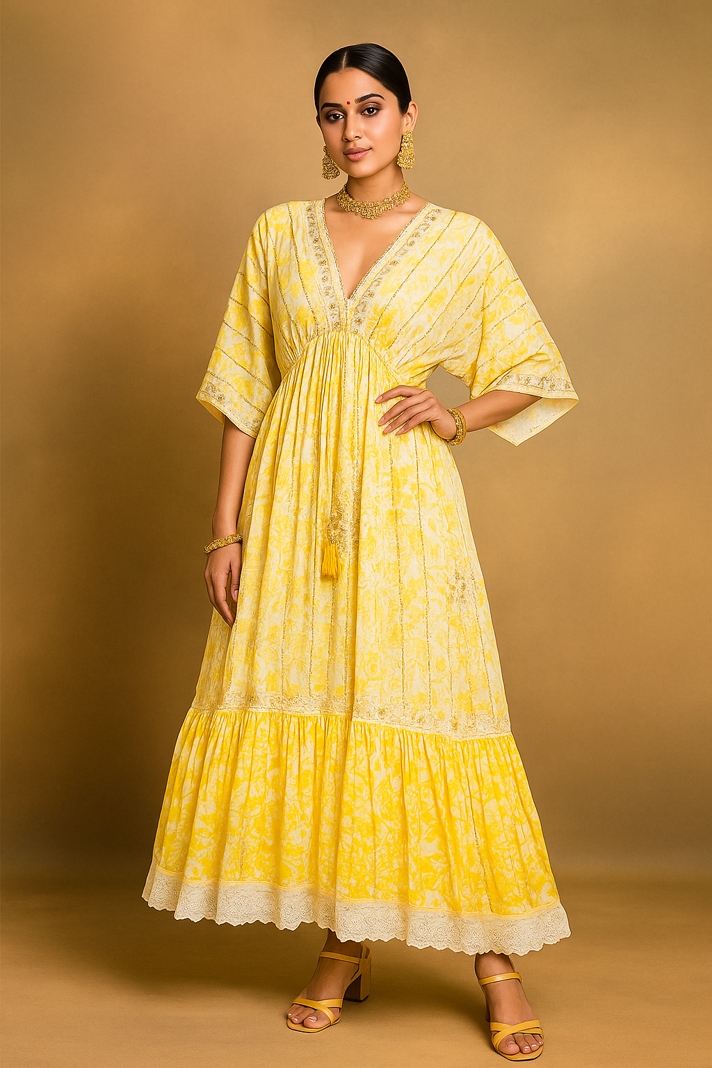 Sunshine Serenity Cotton Dress