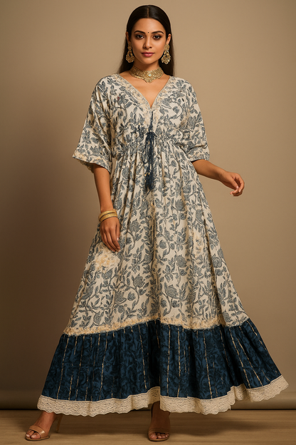 Midnight Blossom Dress