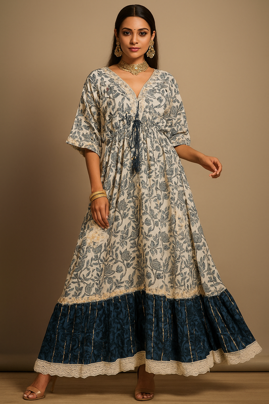 Midnight Blossom Dress