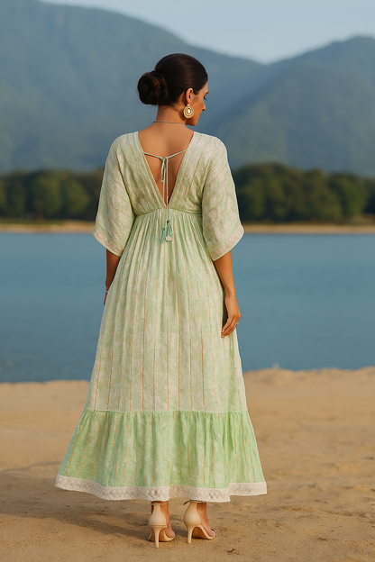 Mint Whisper Kaftan
