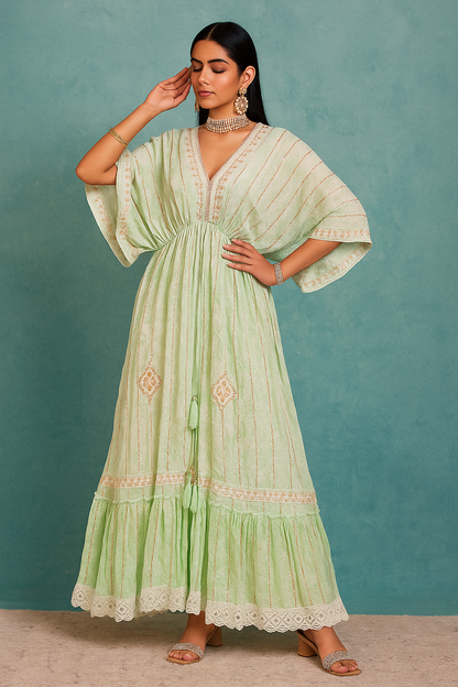 Mint Whisper Kaftan