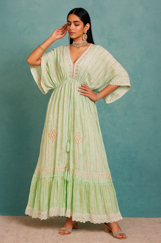 Mint Whisper Kaftan