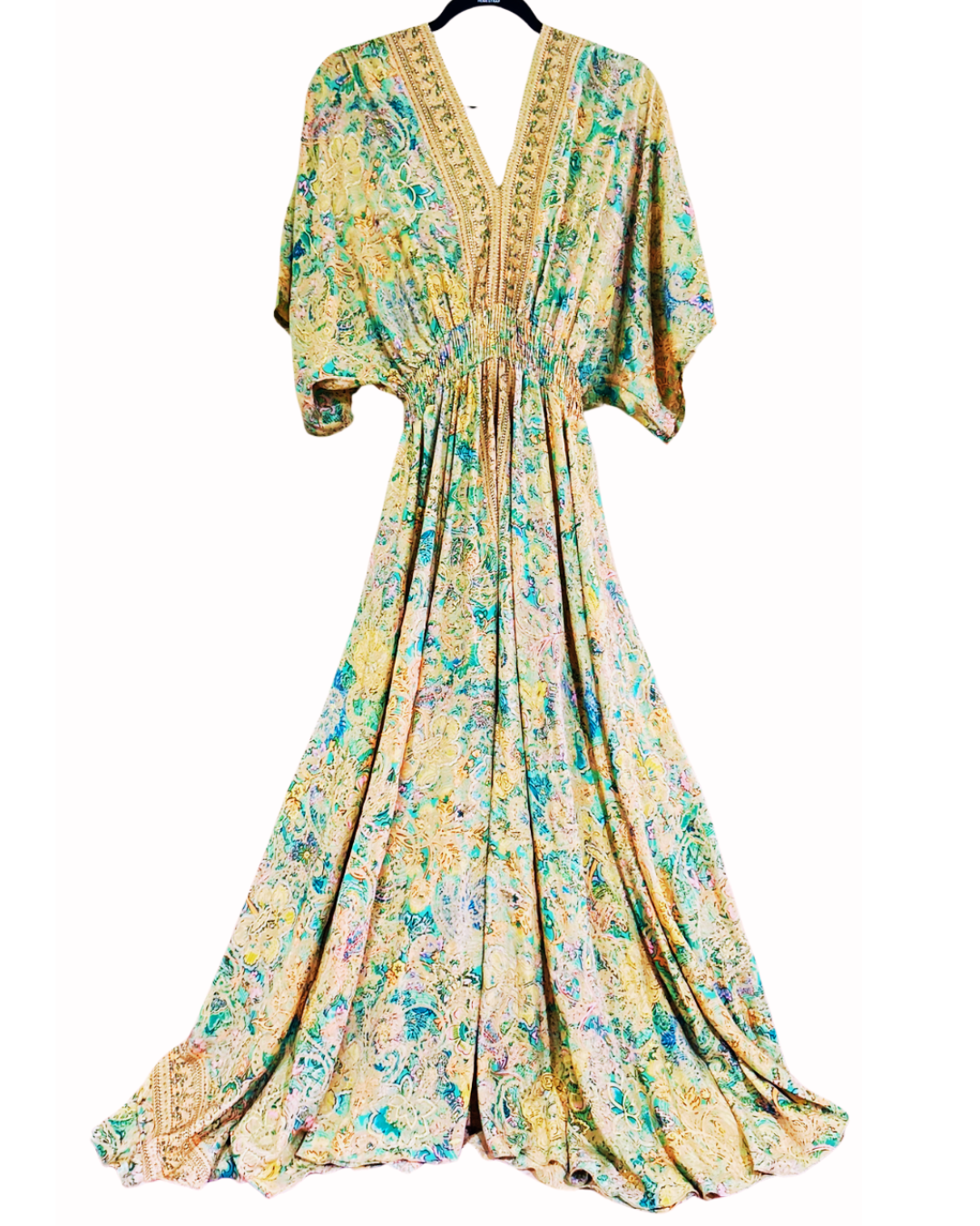 Sunlit Meadow Kaftan Gown