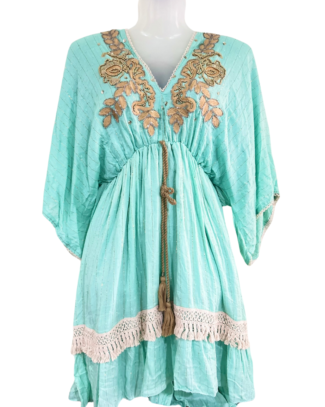 Sea Glow Kaftan Dress