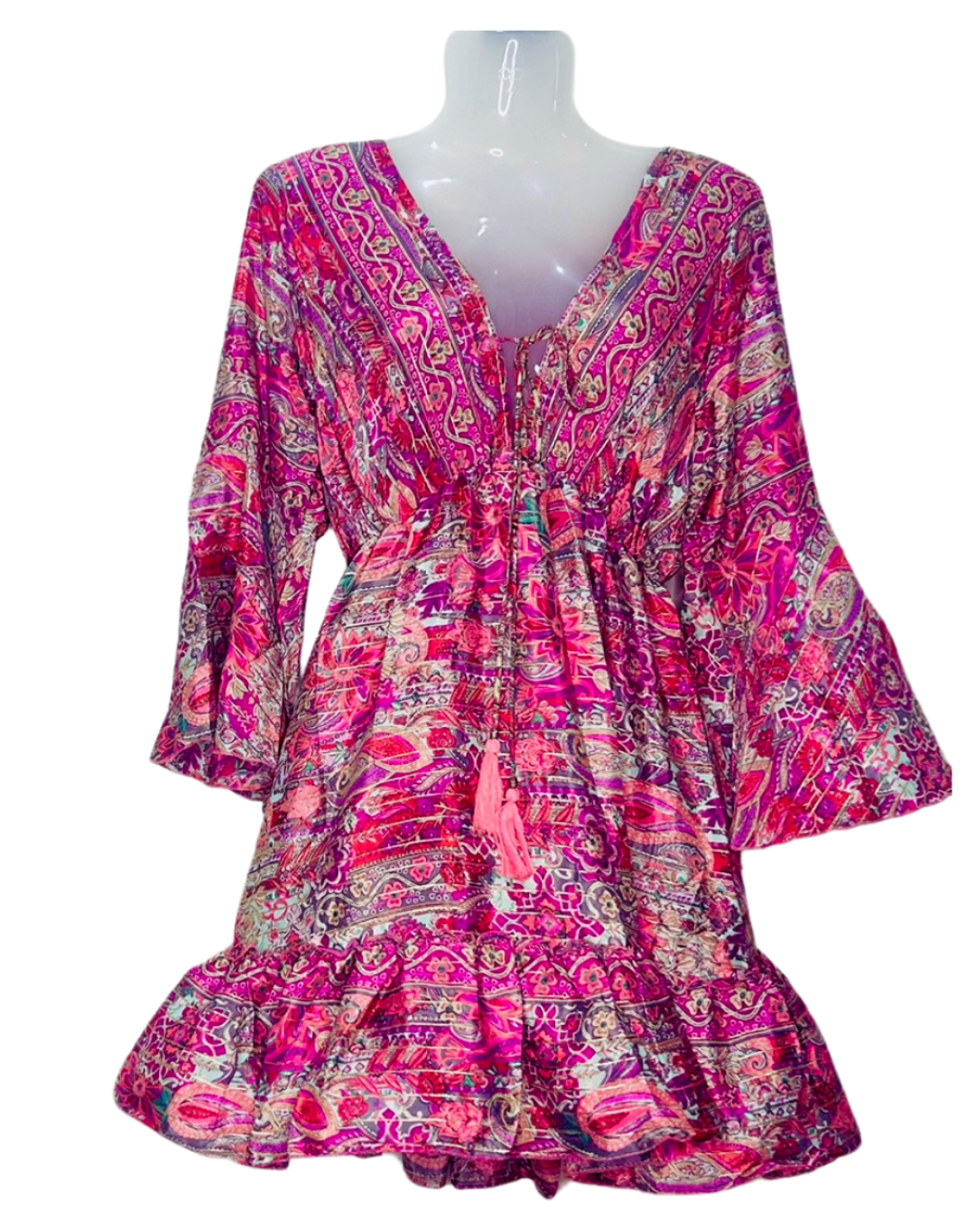 Rosé Dream Silk Dress