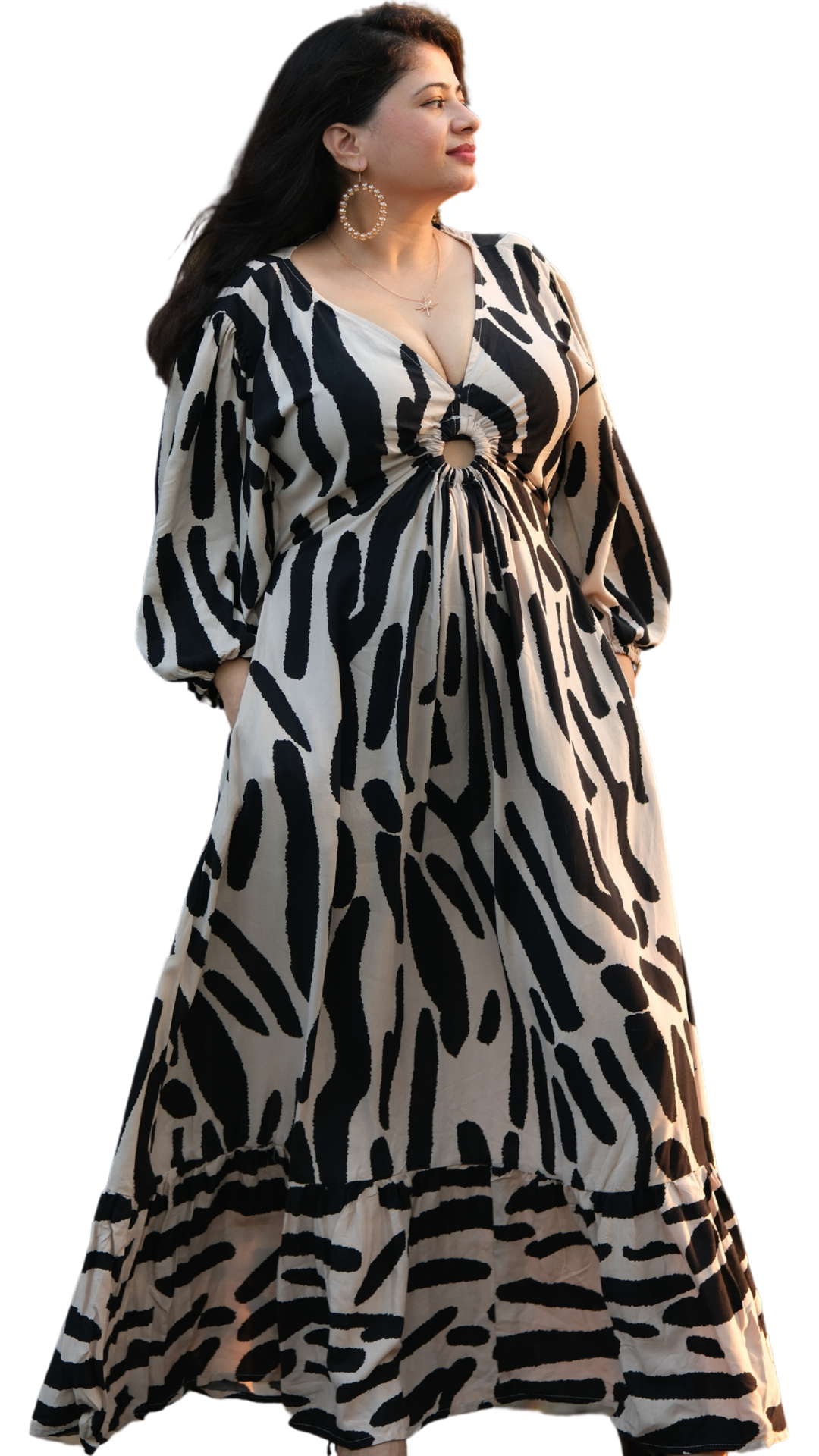 Cheetah Printed Gown