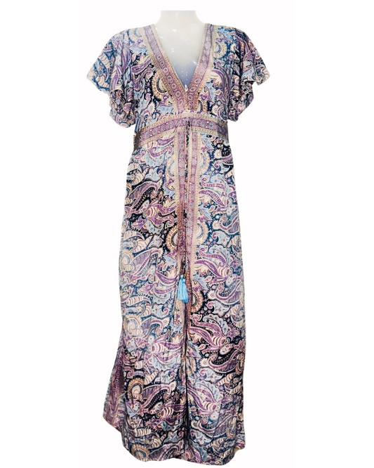 Desert Glow Slit Gown