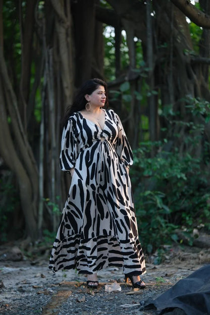 Cheetah Printed Gown